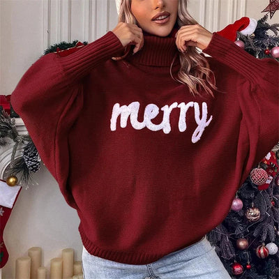 Gemütlicher Rollkragenpullover für Weihnachten - Alina