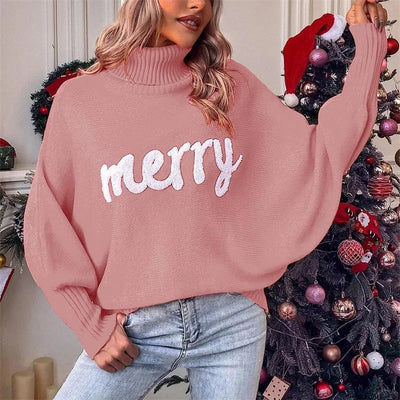 Gemütlicher Rollkragenpullover für Weihnachten - Alina