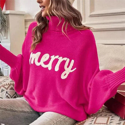 Gemütlicher Rollkragenpullover für Weihnachten - Alina