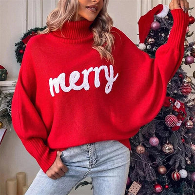 Gemütlicher Rollkragenpullover für Weihnachten - Alina