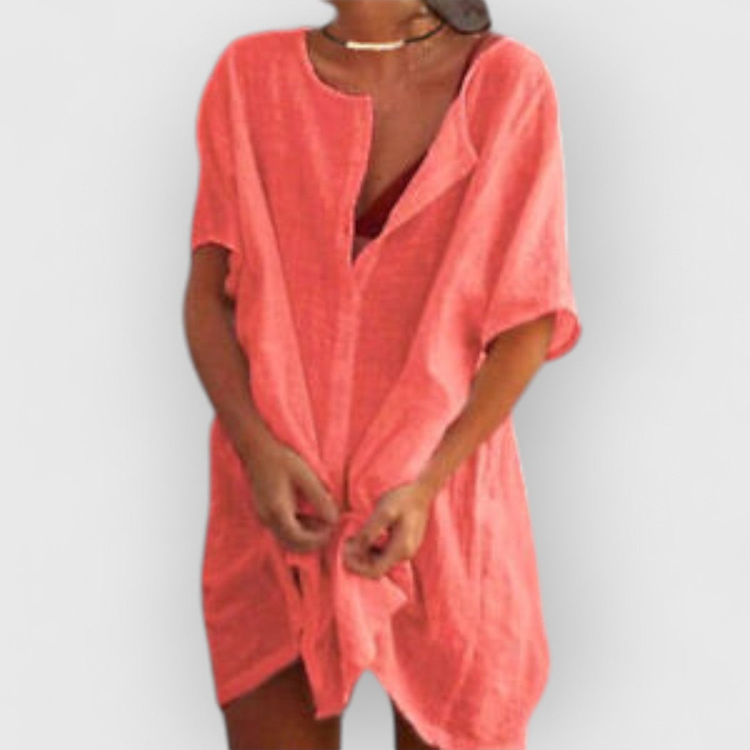 Vera | Kurzes Baumwollkleid