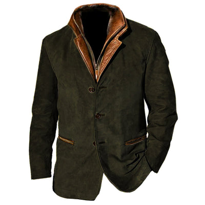 ALESSIO™- HEREN VINTAGE WILDLEDERJACKE