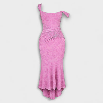 Renske - Stilvolles Maxikleid mit kunstvollem Korsett