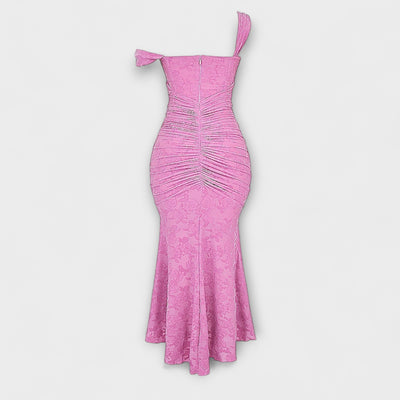 Renske - Stilvolles Maxikleid mit kunstvollem Korsett