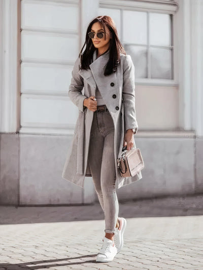 Schicker warmer Trenchcoat für Frauen - Melissa