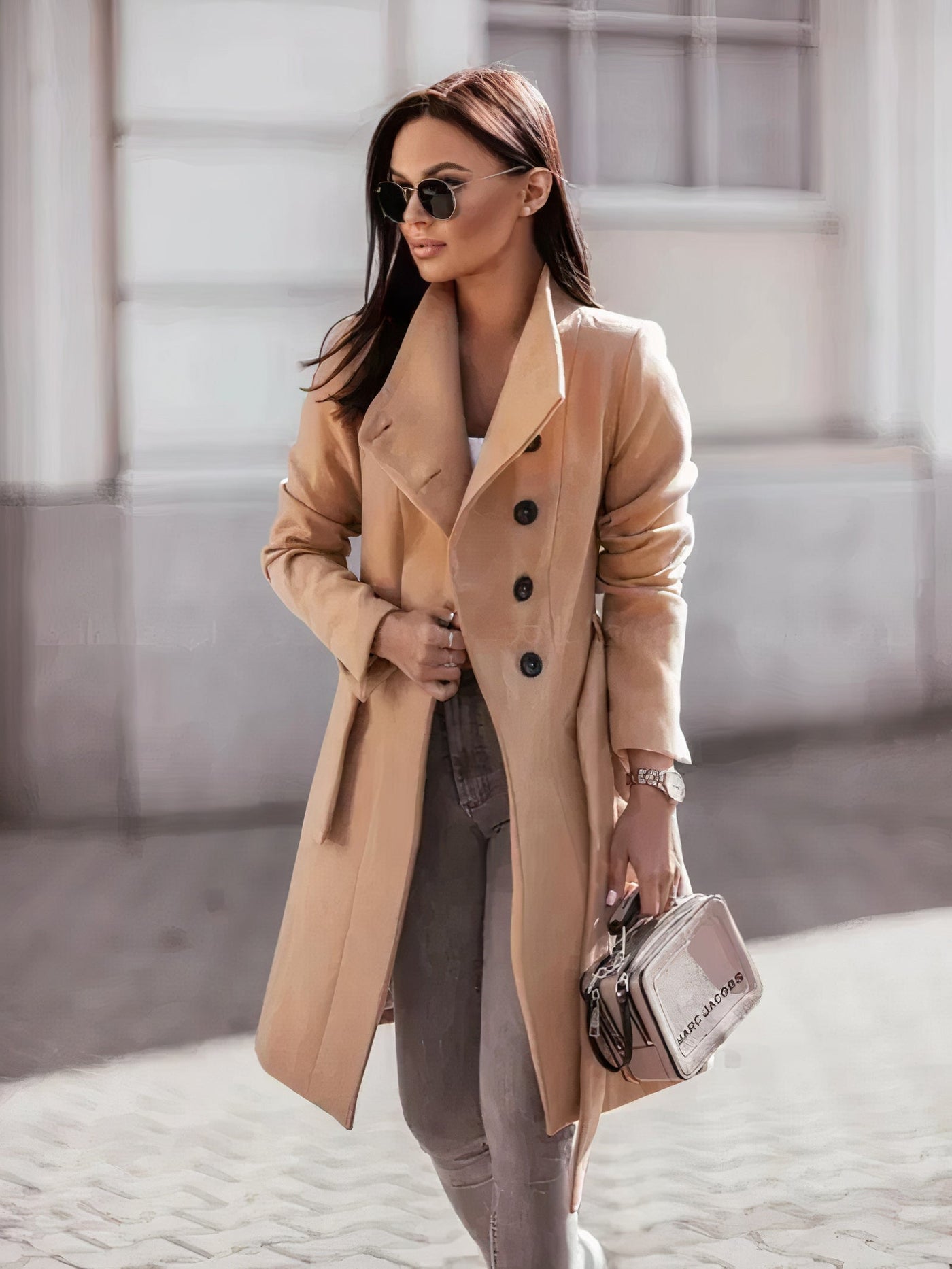 Schicker warmer Trenchcoat für Frauen - Melissa
