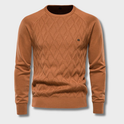 Aldred | Herren Schwarzer Pullover | Kurz Sweater