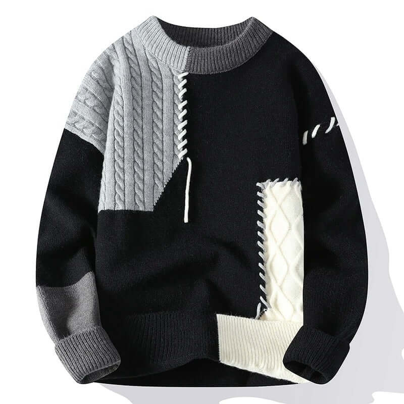 Emmerich | Herren Schwarz Pullover | Vintage Sweater