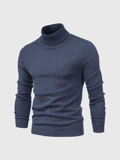 Rickiel | Rollkragenpullover Herren Schwarz | Strick pullover