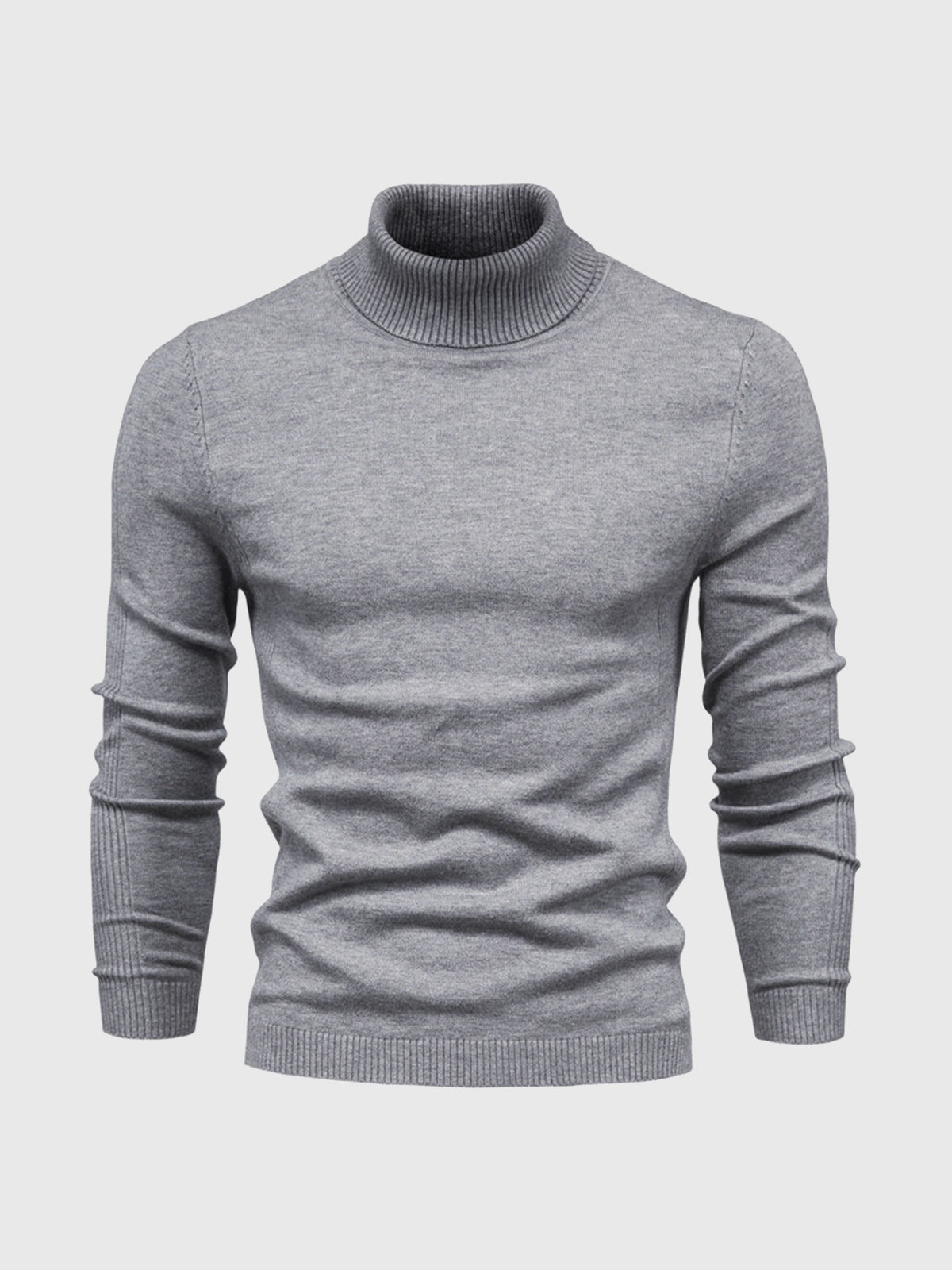 Rickiel | Rollkragenpullover Herren Schwarz | Strick pullover