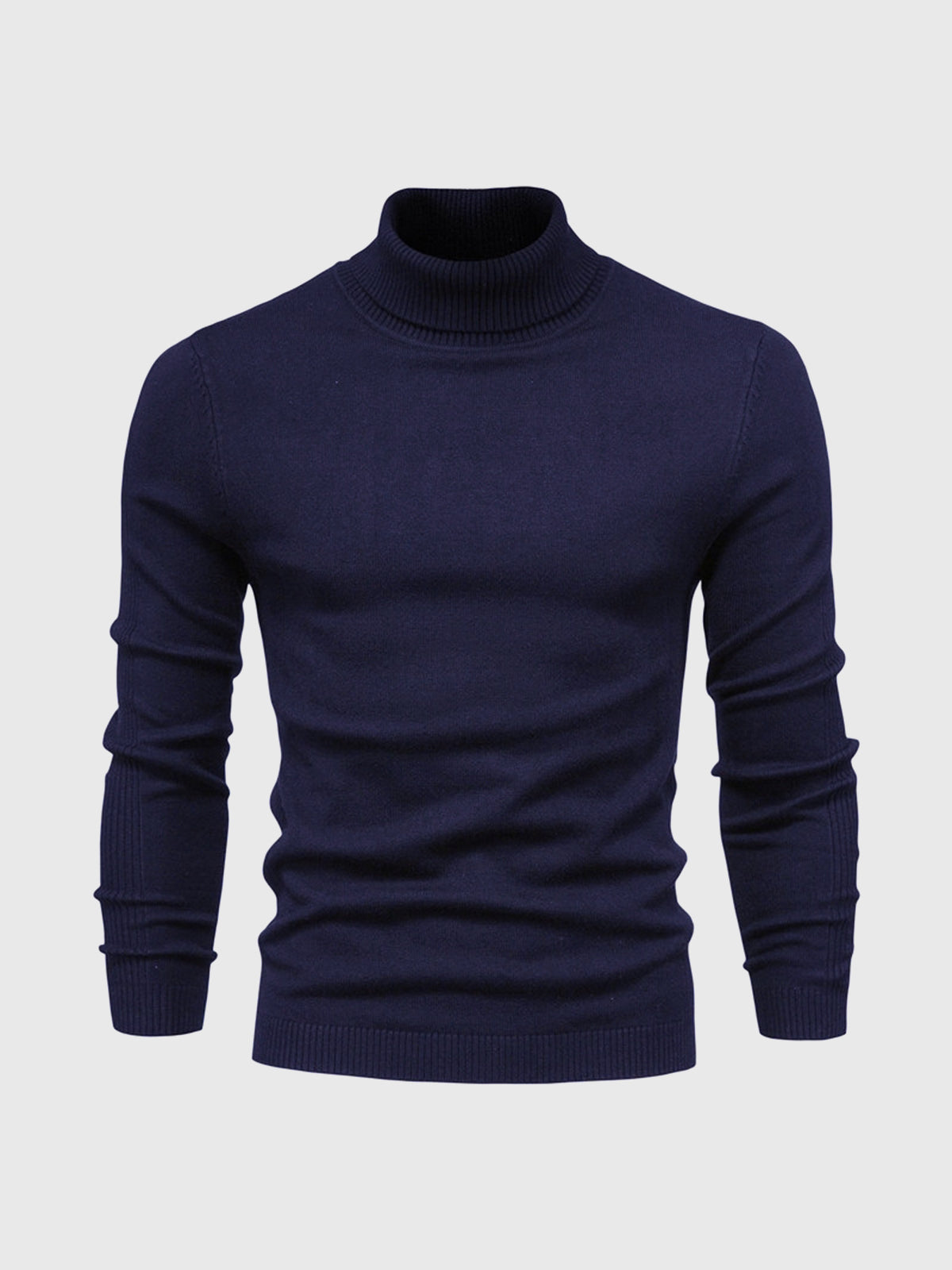 Rickiel | Rollkragenpullover Herren Schwarz | Strick pullover