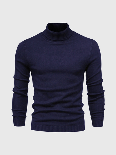 Rickiel | Rollkragenpullover Herren Schwarz | Strick pullover
