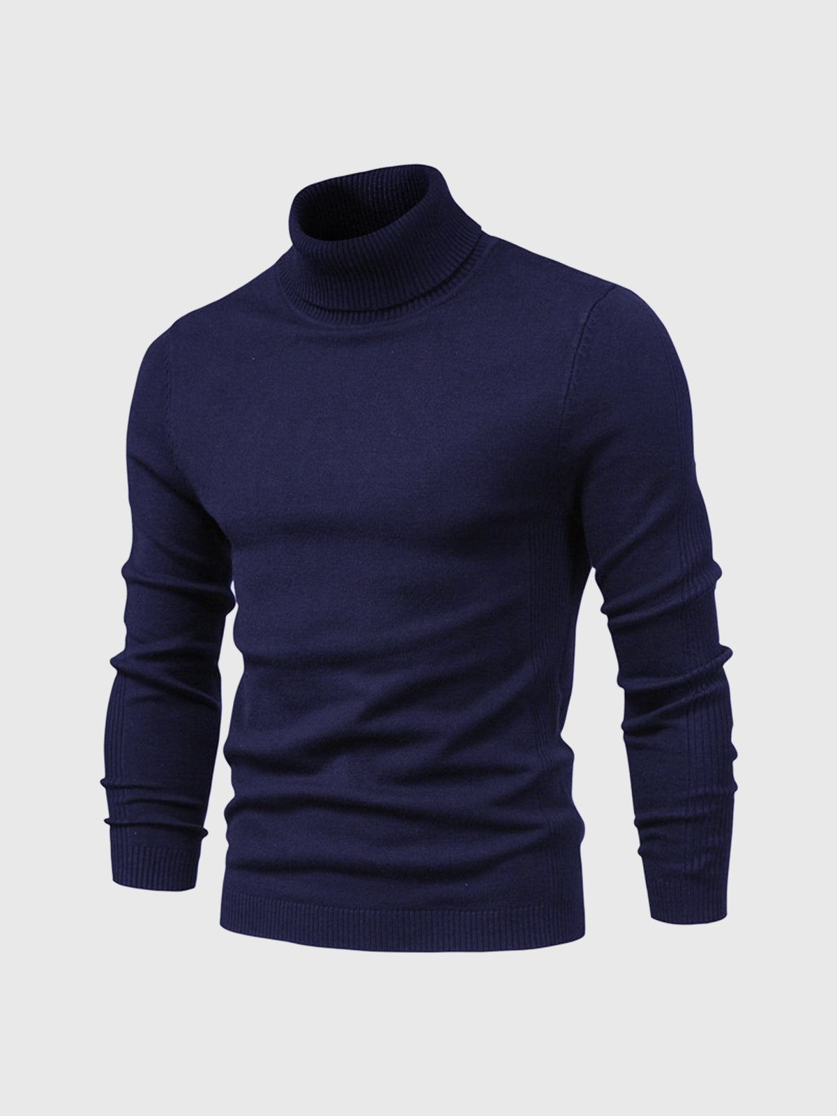 Rickiel | Rollkragenpullover Herren Schwarz | Strick pullover