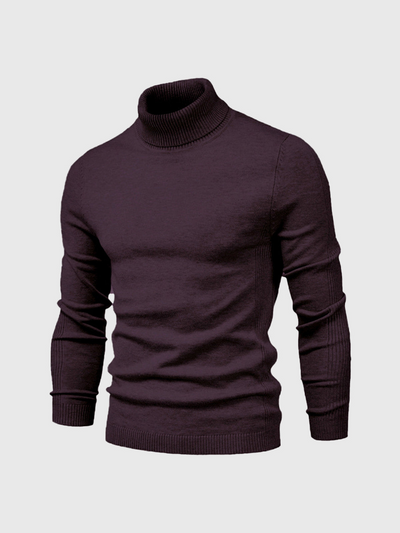 Rickiel | Rollkragenpullover Herren Schwarz | Strick pullover