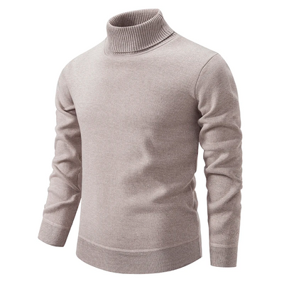 Dylan | Rollkragenpullover Herren Schwarz | Warm Pullover