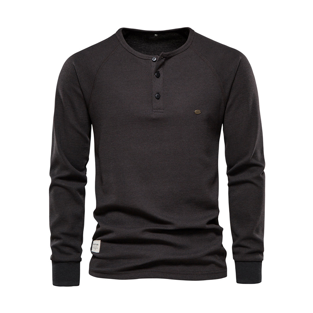William | Herren Schwarz Sweatshirt | Langarm