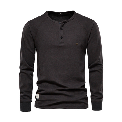 William | Herren Schwarz Sweatshirt | Langarm