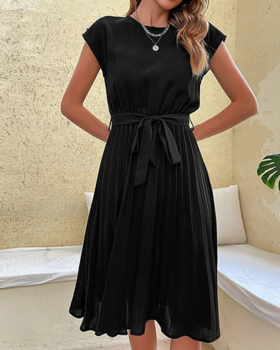 Amaura | Hochzeitsgast Kleid Plissee | Midi