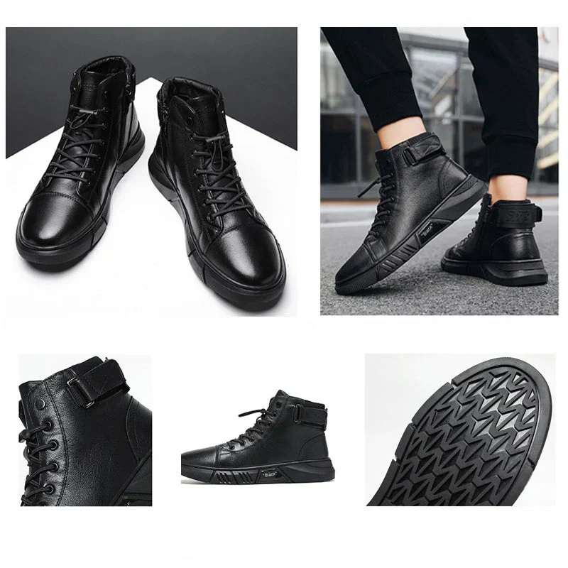 Lawrenze | Herren Schwarz Stiefeletten | Sommer