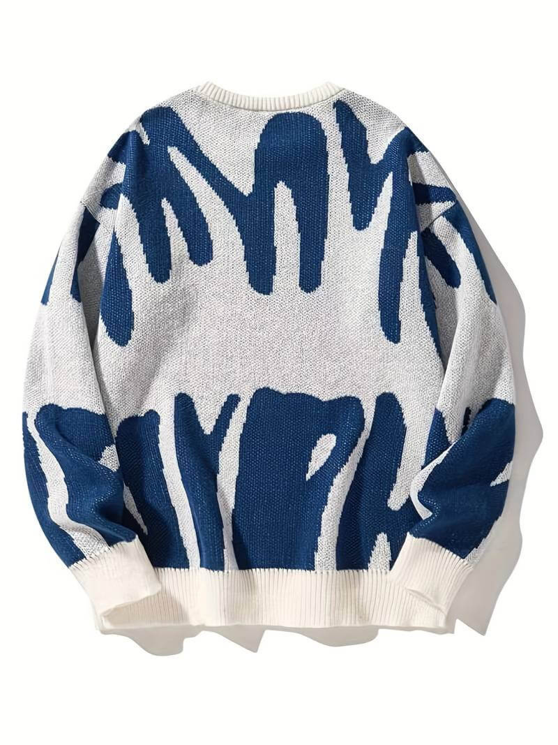 Hank | Herren Schwarzer Pullover | Oversized Sweater