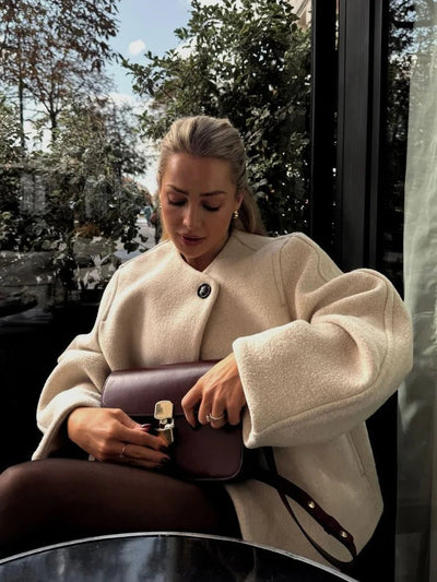 Silene | Kurzjacke Mit Rundhalsausschnitt