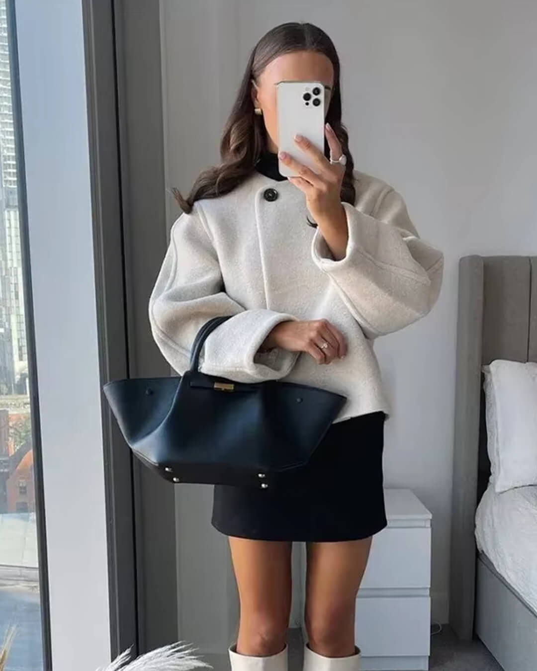 Silene | Kurzjacke Mit Rundhalsausschnitt