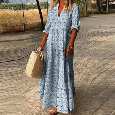 Lindsy | Sommer Boho Kleid | Maxi