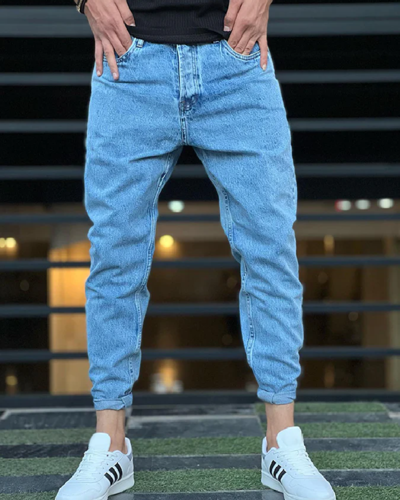 Corey | Herren Sommer Jeans | Blau