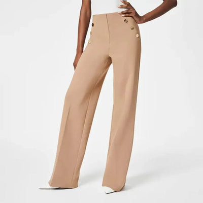Eleganz und Komfort – Die Stretch-High-Waist-Hose für Damen in Plus-Size