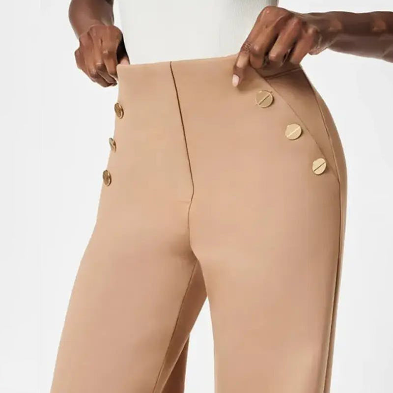 Eleganz und Komfort – Die Stretch-High-Waist-Hose für Damen in Plus-Size