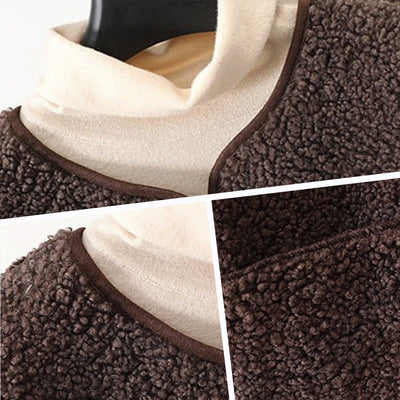COSY STRICKJACKE MIT KNOPFLEISTE