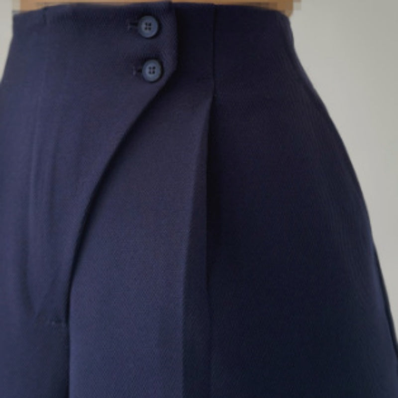 Mariani – Modische Hose Mit Weitem Bein