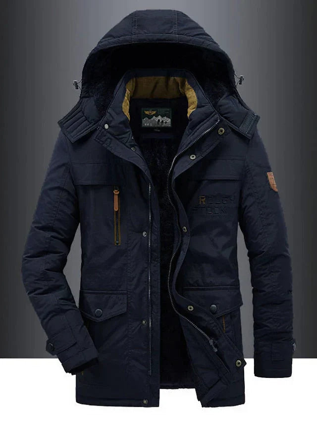 Stylische Winterjacke mit Kapuze für Herren - Clemens