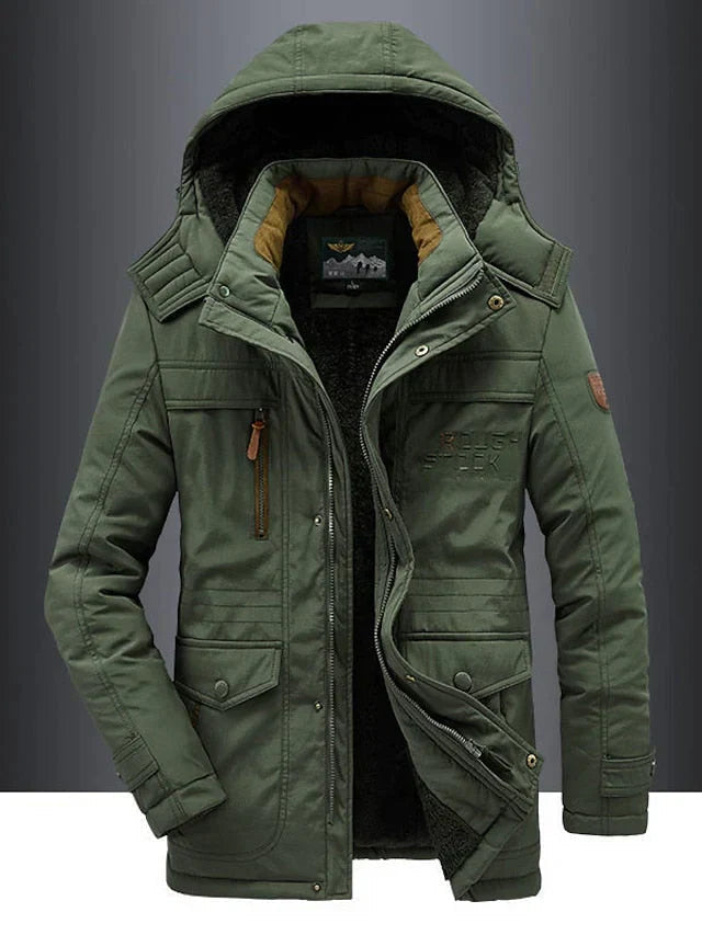 Stylische Winterjacke mit Kapuze für Herren - Clemens