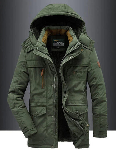 Stylische Winterjacke mit Kapuze für Herren - Clemens
