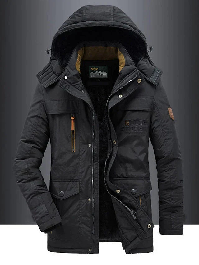 Stylische Winterjacke mit Kapuze für Herren - Clemens