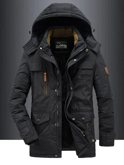 Stylische Winterjacke mit Kapuze für Herren - Clemens