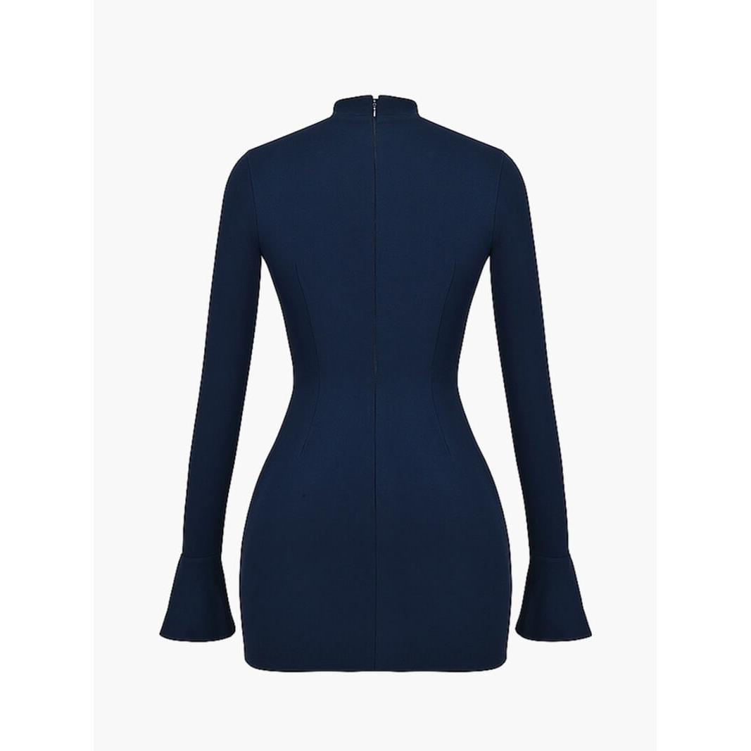 Stilvolles Kleid mit langen Ärmeln - Franze