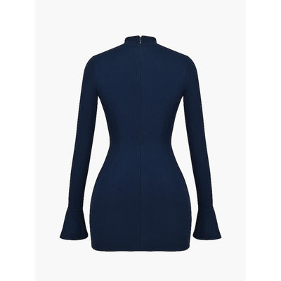 Stilvolles Kleid mit langen Ärmeln - Franze