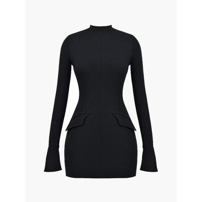 Stilvolles Kleid mit langen Ärmeln - Franze