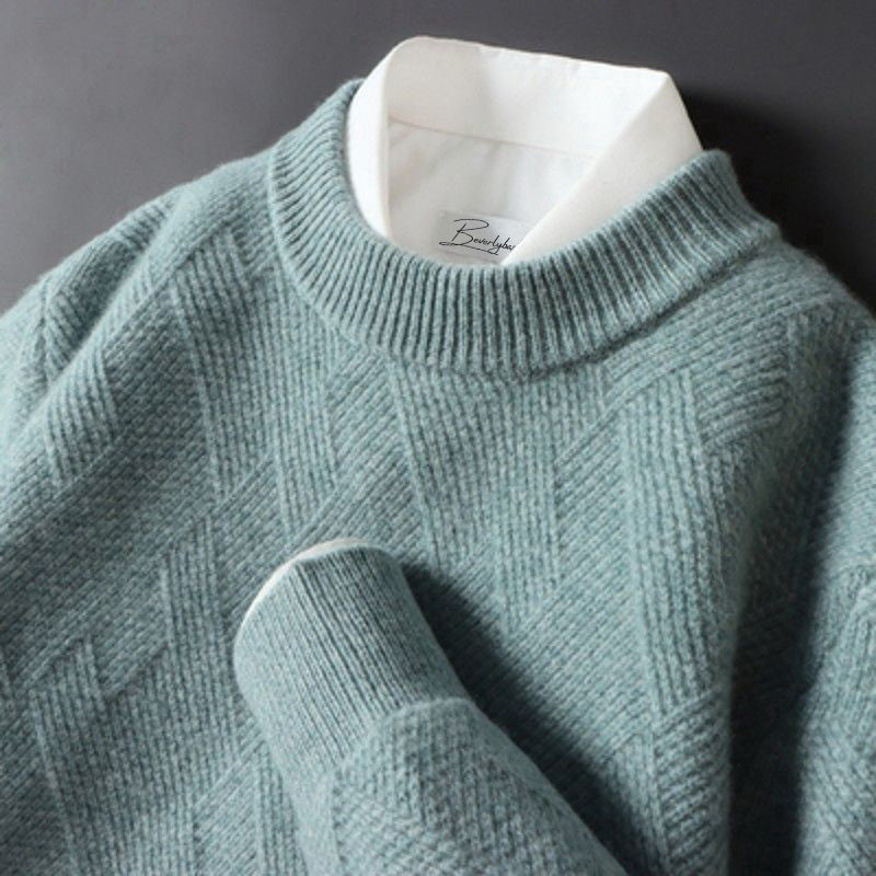 Darwin | Strick Pullover Herren | Grau Sweater