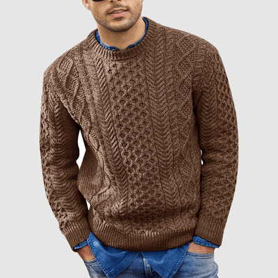Theobald | Herren Strick Pullover | Schwarz Sweater