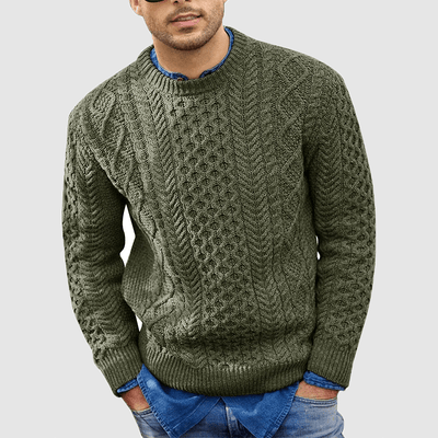 Theobald | Herren Strick Pullover | Schwarz Sweater