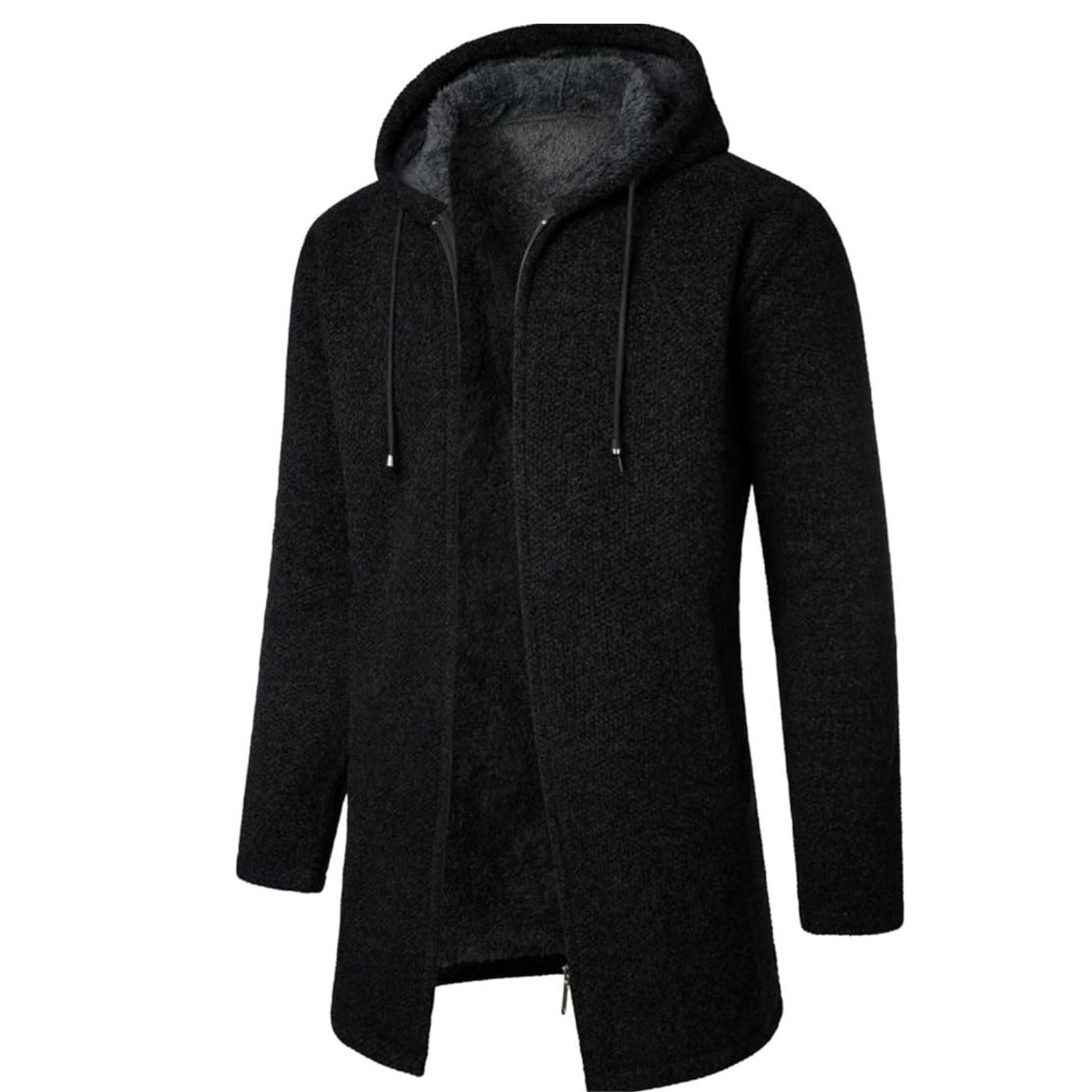 Dwight | Strickjacke mit Reißverschluss | Kapuze