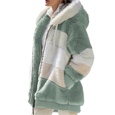 Stylische Damen-Teddy-Jacke - Karin