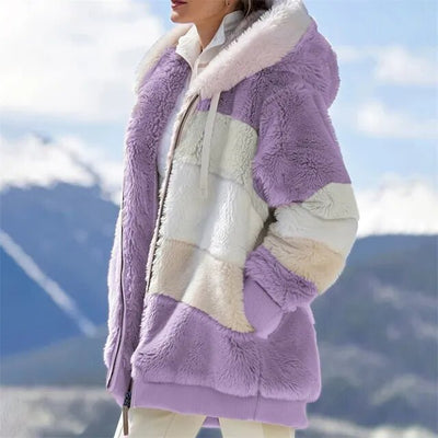 Stylische Damen-Teddy-Jacke - Karin