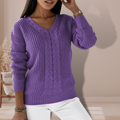 Stylischer Strickpulli für den Winter - Sabina