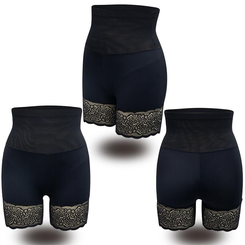 Shapewear-Shorts mit Spitzenbesatz an den Beinen