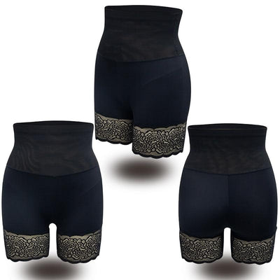 Shapewear-Shorts mit Spitzenbesatz an den Beinen
