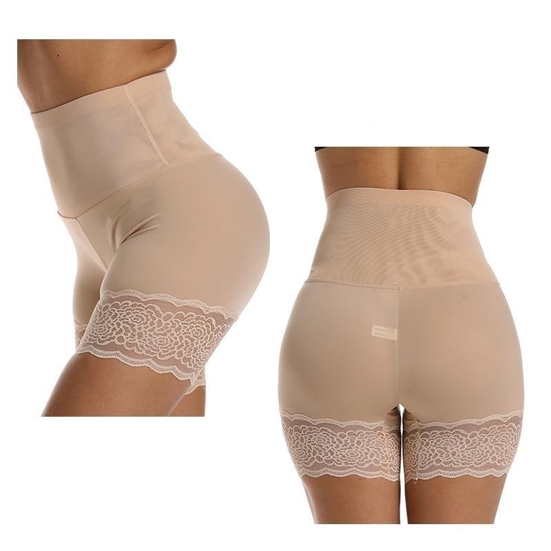 Shapewear-Shorts mit Spitzenbesatz an den Beinen